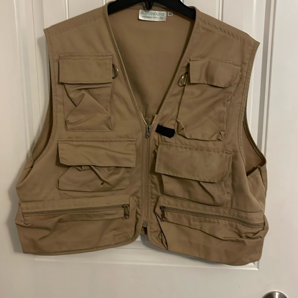 Vintage Alexander’s Kansas City,‎ Kansas men’s extra large hunting fishing vest